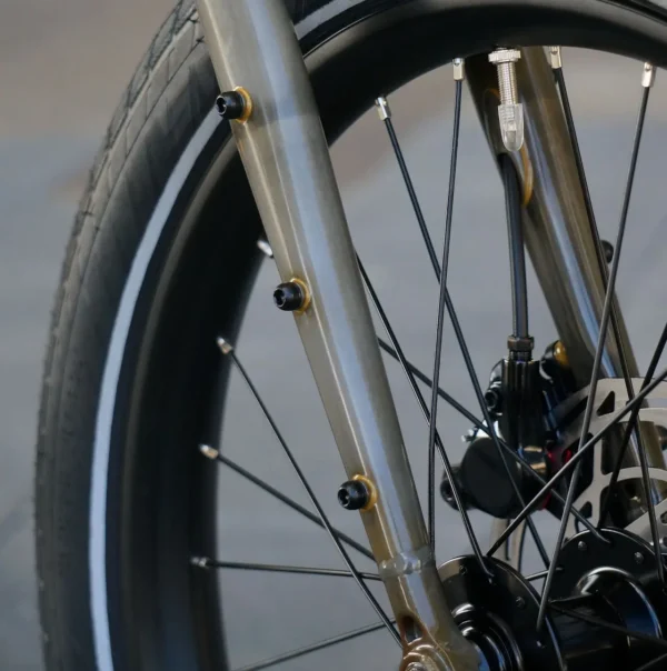 Details of the KHS 1972 S front fork