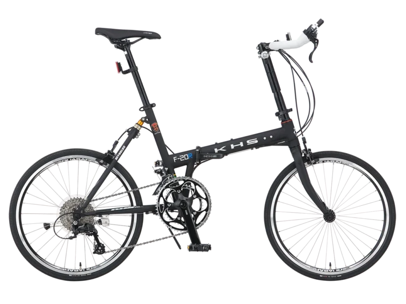 mini-folding-bikef20r-black F20-R | Alloy Bullhorn Handlebar Mini Folding Bike